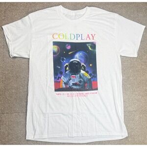 Coldplay Tampa FL 06.14.22 Raymond James‎ Stadium Concert T-Shrit Size Large